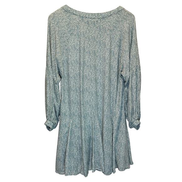 Maaji Blue & White Long Sleeve Mini Dress - size Large - Picture 6 of 6